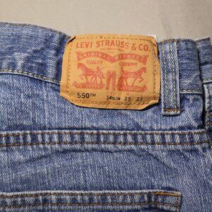 LEVI 550 14 SLIM 25/27 BLUE JEANS - 1006